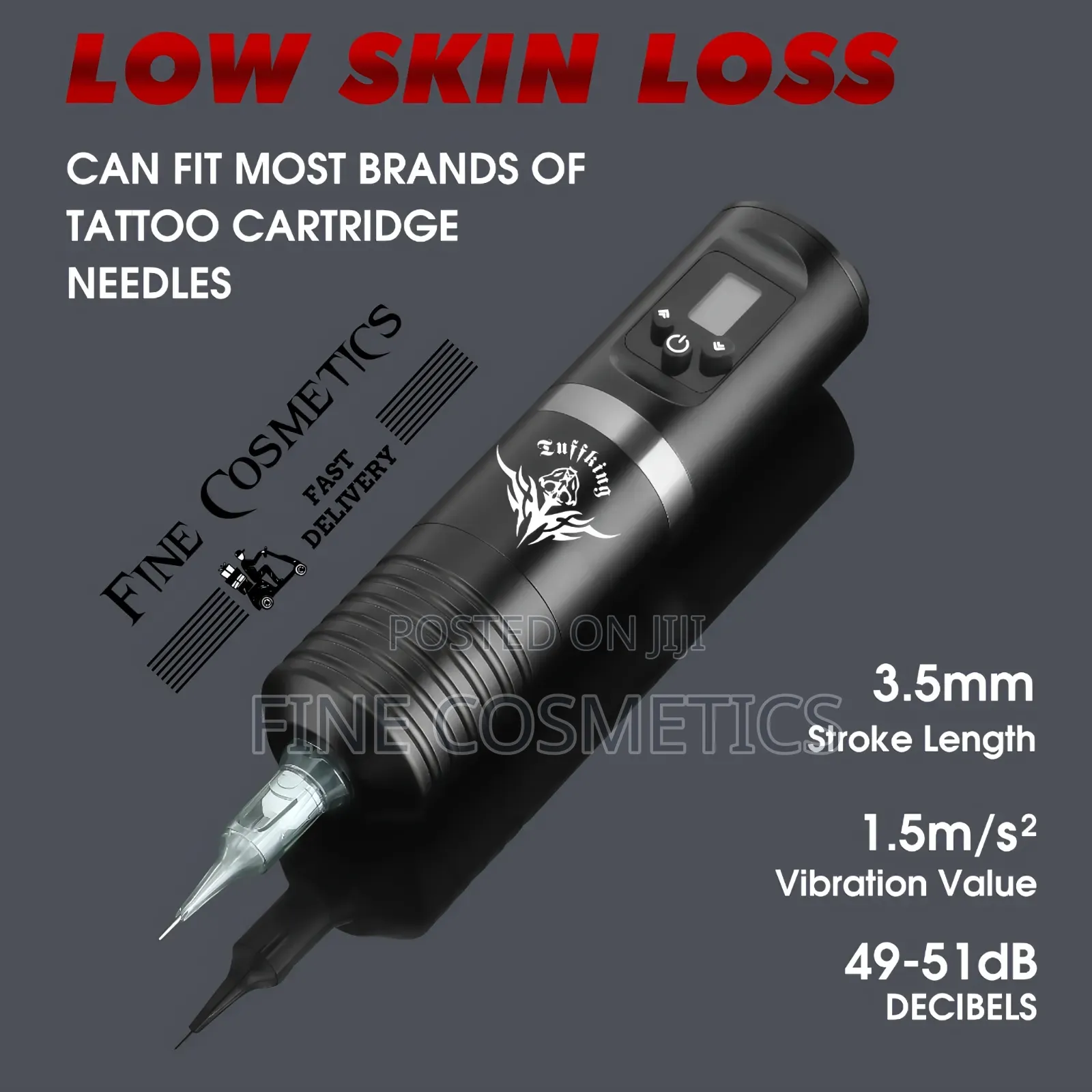Rechargeable Cordless Tattoo Machine Wireless Microblading Makeup Gun