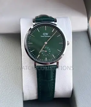 Metallic Stainless Steel and Leather Dw Watches