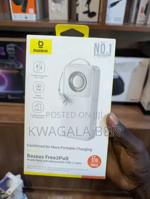 The Baseus Free2pull Power Bank