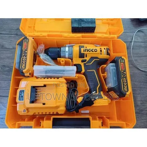 Ingco Cordless Impact Drill 20v, With 1.5 Battery