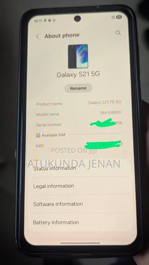 Samsung Galaxy S21 FE 128 GB Black