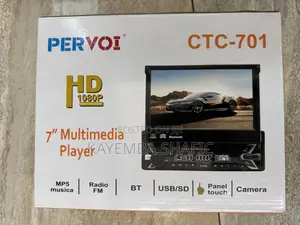 Pervoi CTC-701 7" Touchscreen Car Multimedia Player - Brand New