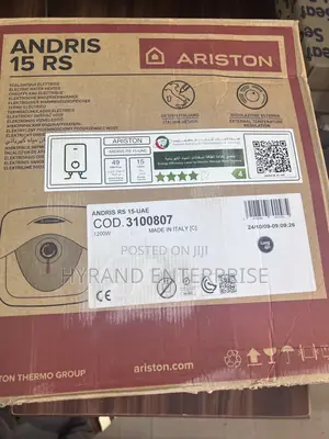 Ariston Water Heater 15l(Italy)