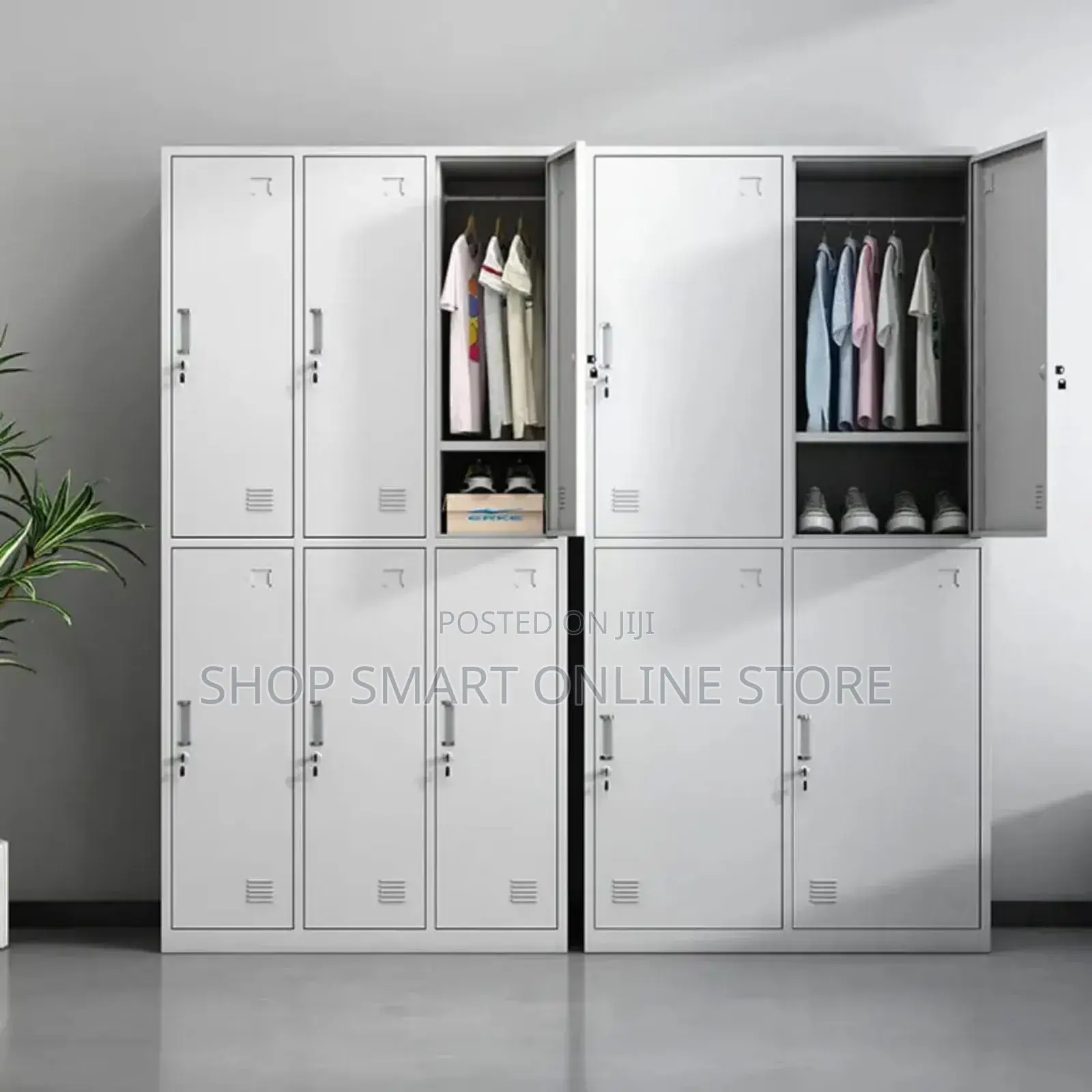 Multipurpose Office Lockers Office Lockers 6 Compartments