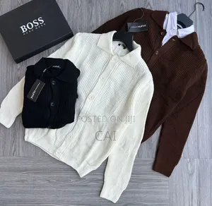 Hugo Boss Long-Sleeved Polo Cardigan