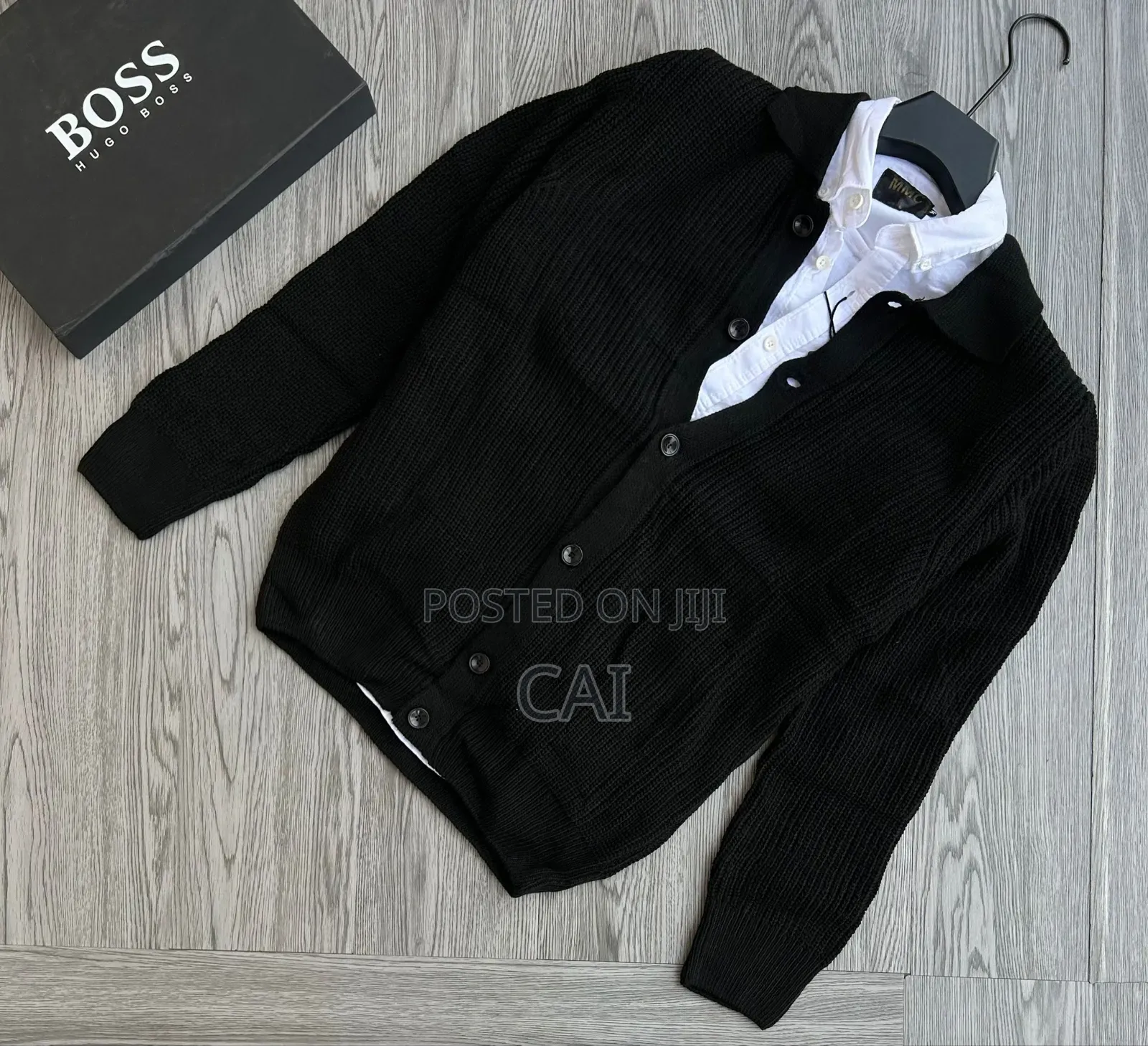 Hugo Boss Long-Sleeved Polo Cardigan