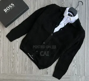 Hugo Boss Long-Sleeved Polo Cardigan