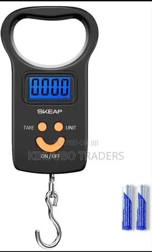 Digital Scale With Hook, 110 Lb/50 Kg Luggage Scale
