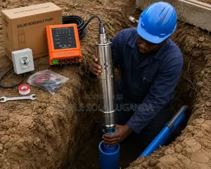 900w Solar Borehole Pump Kit 72v Deep Well Irrigation System Kampala