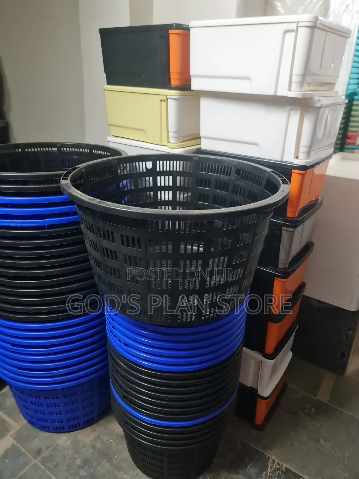 Perforated Round Plastic Basket/Plastic Crates