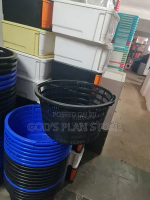 Perforated Round Plastic Basket/Plastic Crates