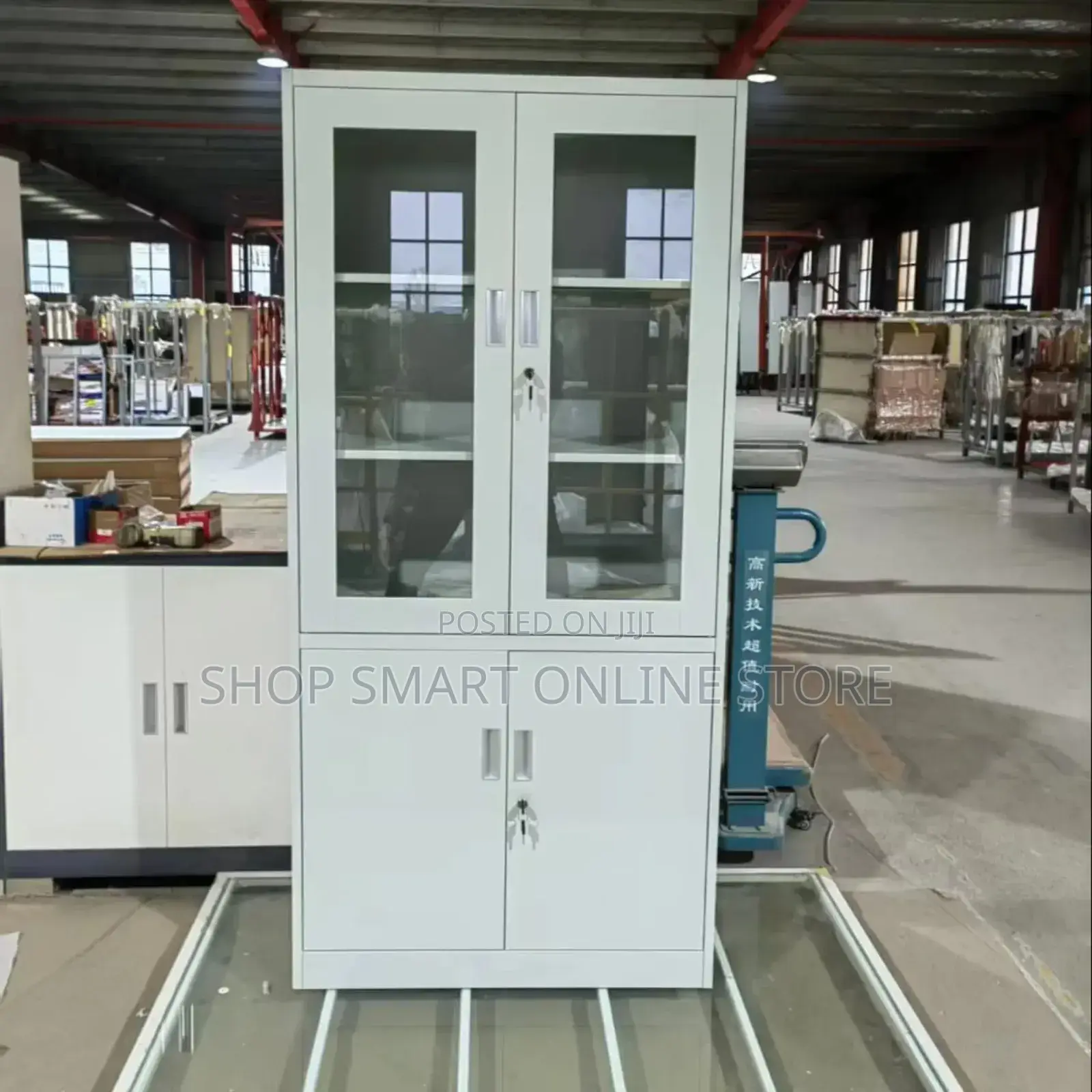 Swivel Metallic Half Glass File Cabinet Half Glass File Cabinet