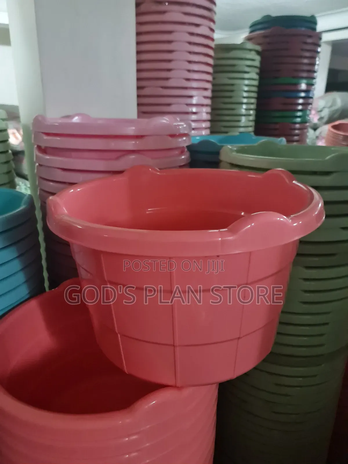 Matted Design 80litres Plastic Basins Plastic Basins