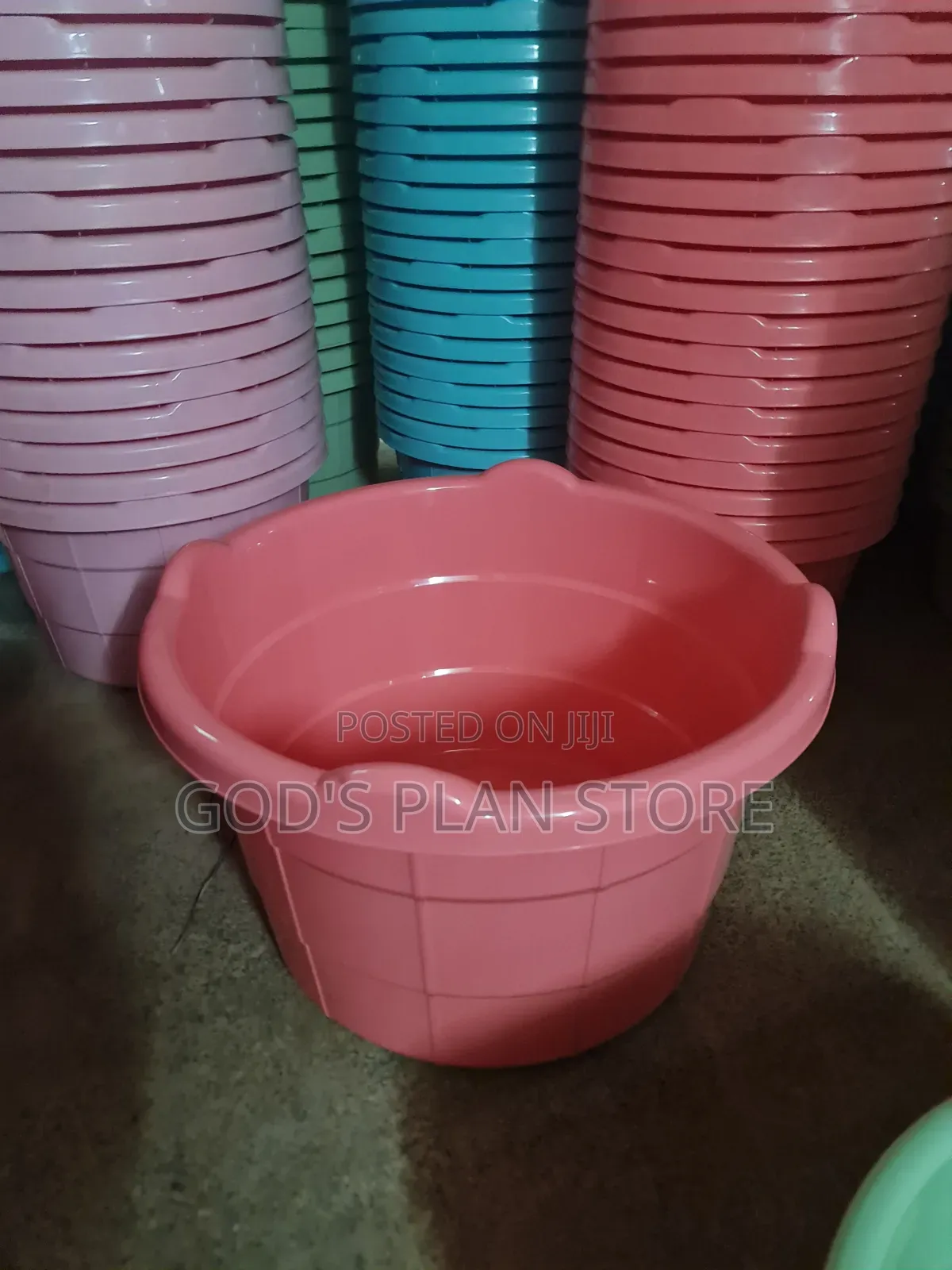 Matted Design 80litres Plastic Basins Plastic Basins