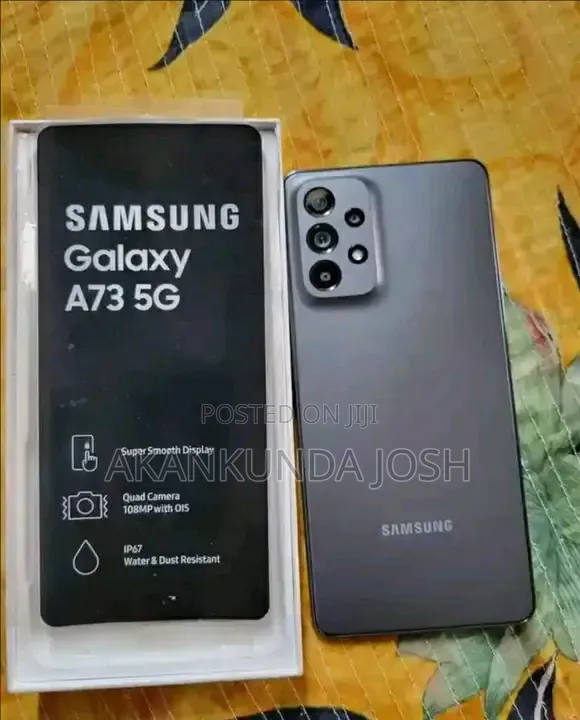 New Samsung Galaxy A73 5G 256 GB Black