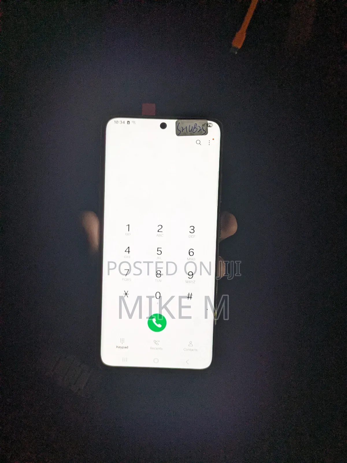 Samsung Galaxy S21 Ultra Original Screen Replacement Grey Frame.