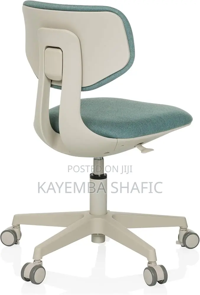Ergonomic Swivel Study Chair - Adjustable Height (Teal)
