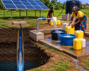900w Solar Borehole Pump Kit 72v Deep Well Irrigation System Kampala