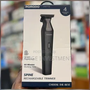 Porodo Spin Rechargeable Hair Treemer. Hair Cutter