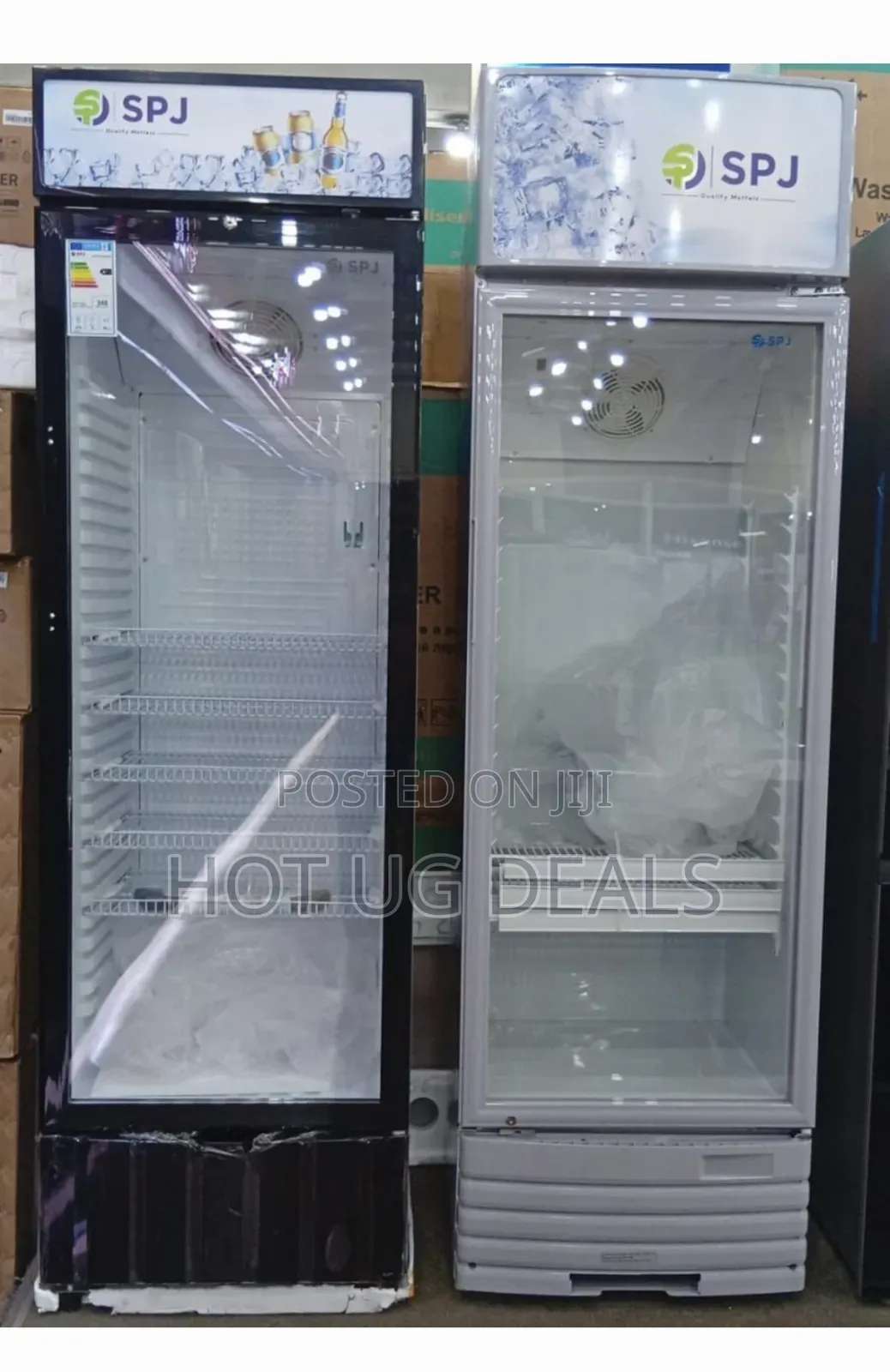 450l SPJ Display Glass Chiller Freezer