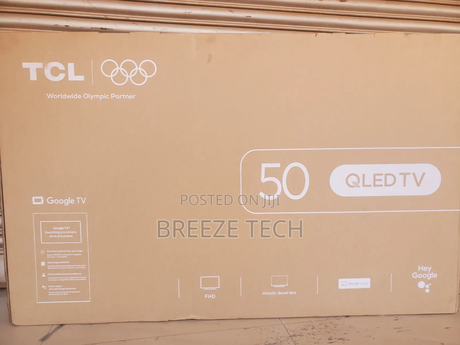 Boxed Qled 50" Tcl.