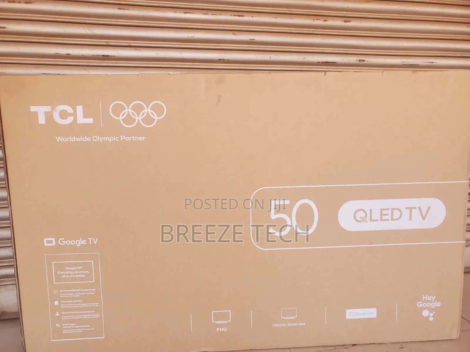 Boxed Qled 50" Tcl.