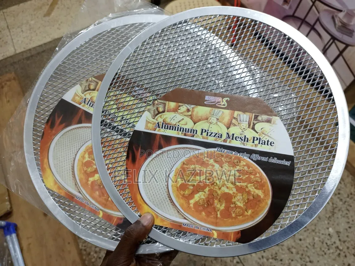 Aluminum Pizza Baking Pan Mesh.
