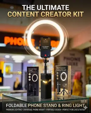 Ring Light Phone Stand