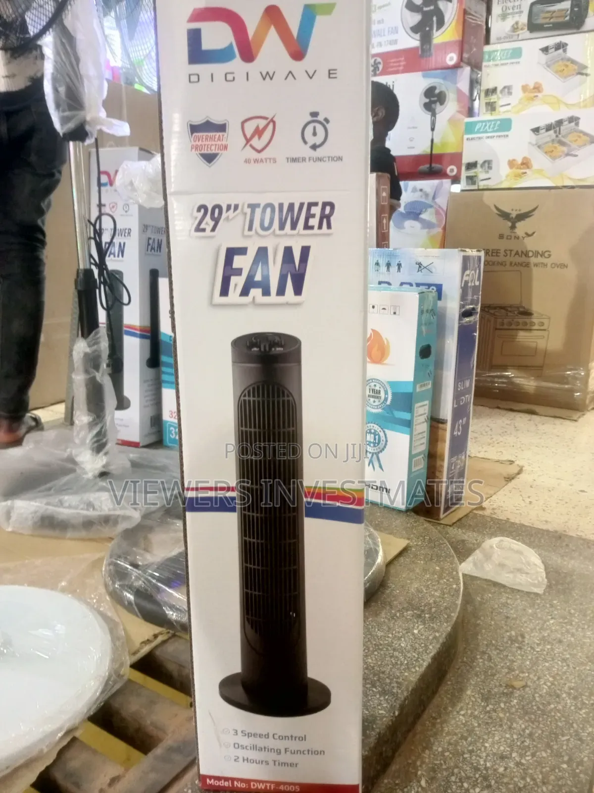 Tower Stand Fan