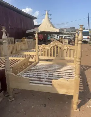 Royal Carved Four-Poster Bed