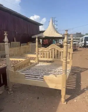 Royal Carved Four-Poster Bed