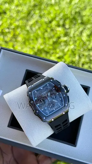 Full Black Richard Mille Wrist Watch