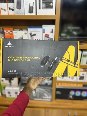 Maono Au-A03 Condenser Microphone Podcast Kit With Arm Stand