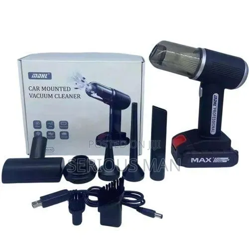 Car Mounted Vacuum Cleaner With a Max Rechargeable Battery
