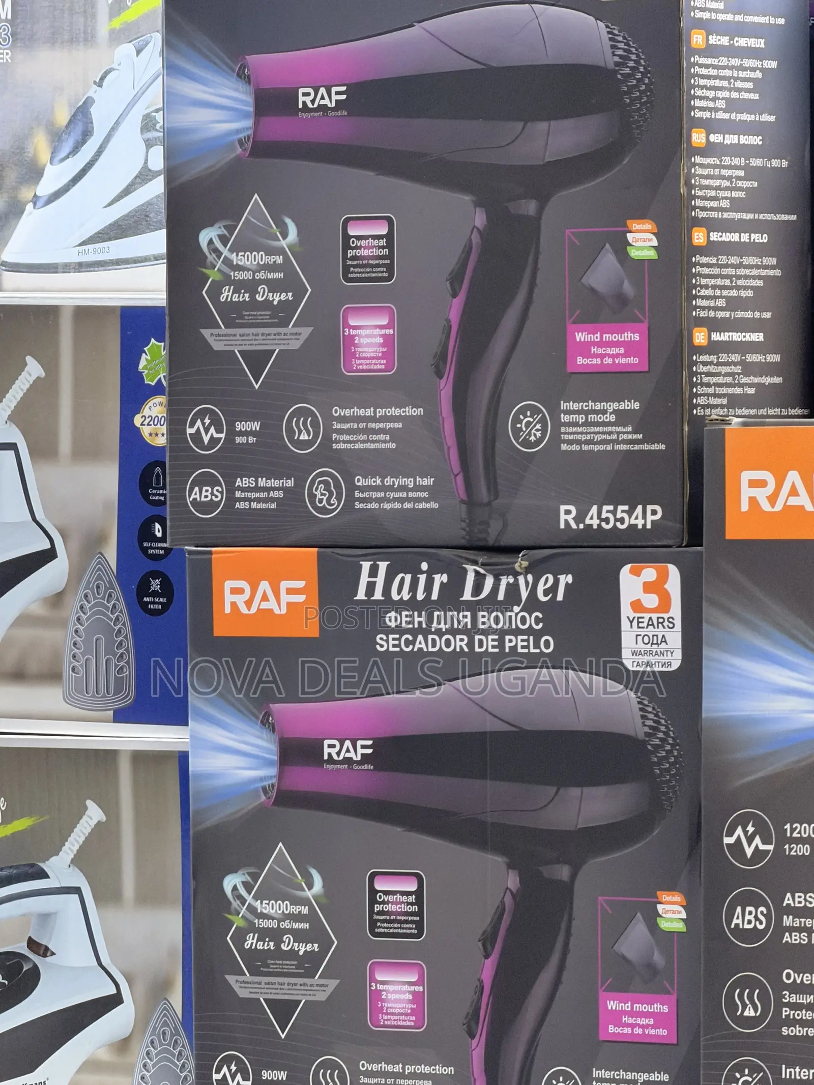 Raf Hair Dryer R.4554p 15000rpm