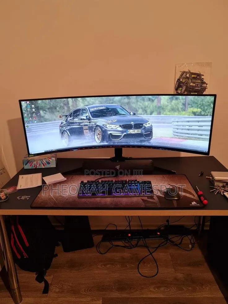 Brand New Samsung Curved Monitors: 120fps, 120hz, Qled, , 32 Inch