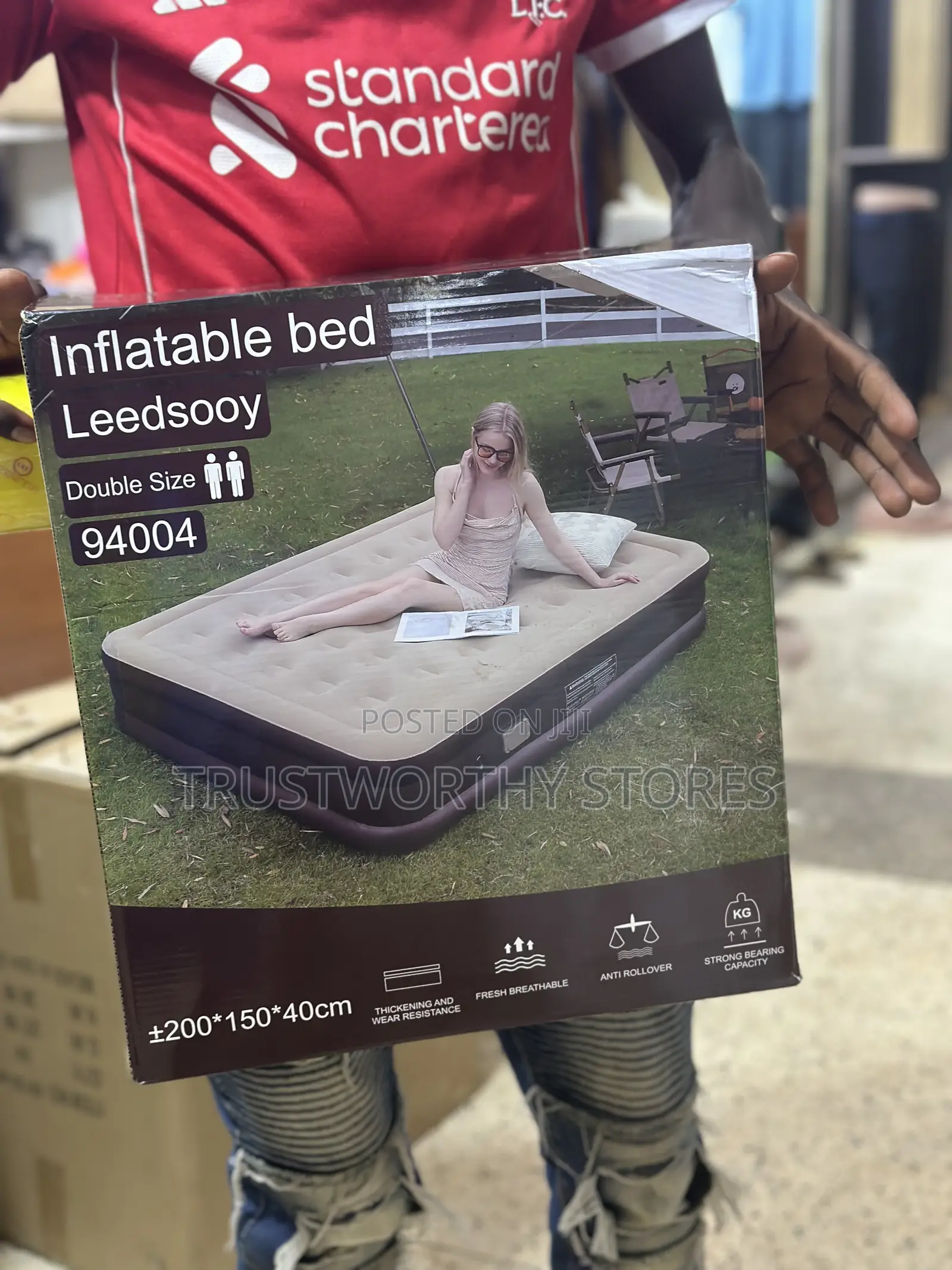 5x6 High Density Mattress Grey and Brown - Self Inflatable