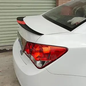 3-Piece Red Black Abs Plastic Spoiler for Subaru, BMW All Sedans