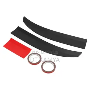 3-Piece Red Black Abs Plastic Spoiler for Subaru, BMW All Sedans