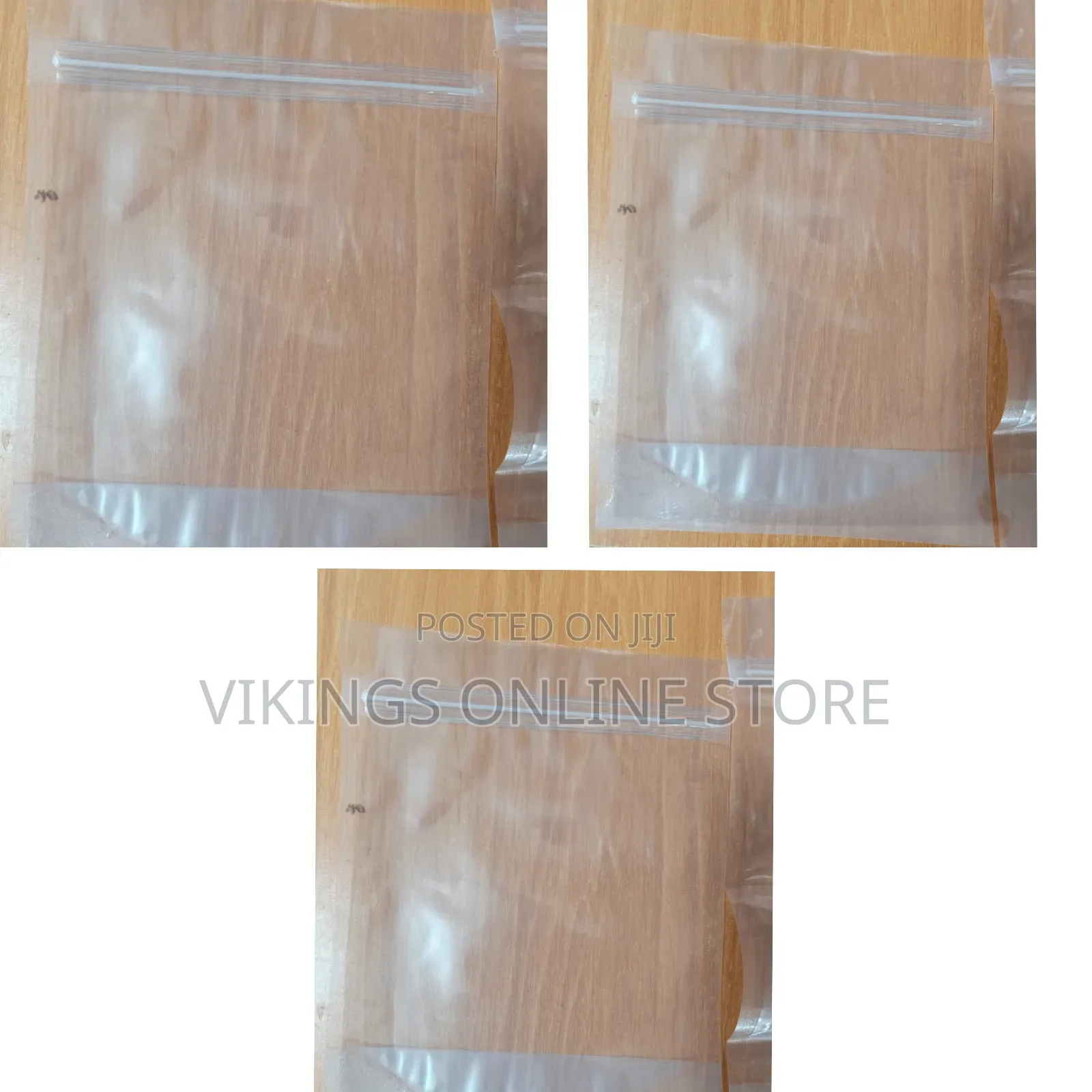 2kg 100pcs Transparent Re-Closable Plastic Zipper Poly Bags