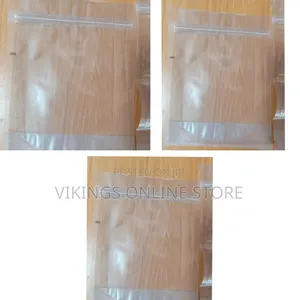 2kg 100pcs Transparent Re-Closable Plastic Zipper Poly Bags