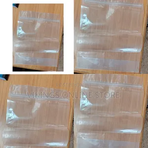 500g 100pcs Clear, Re-Sealable Poly Ziplock Bags