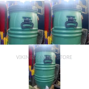 60 Litres Green Plastic Water Drums for Residential Water Storage
