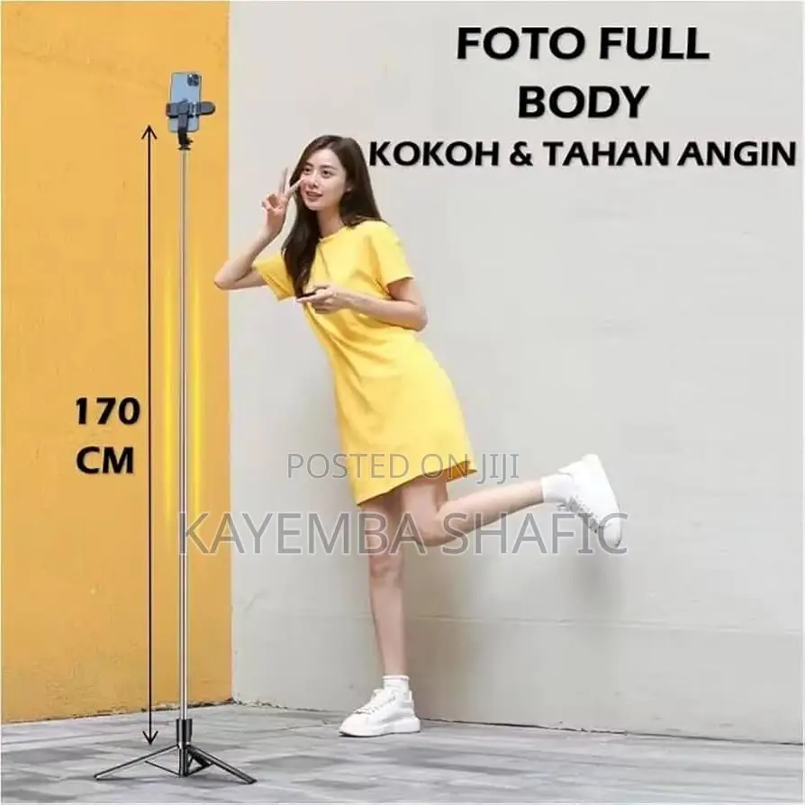 Jc-18h Wireless Bluetooth Selfie Stick Tripod With Dual Fill Lights