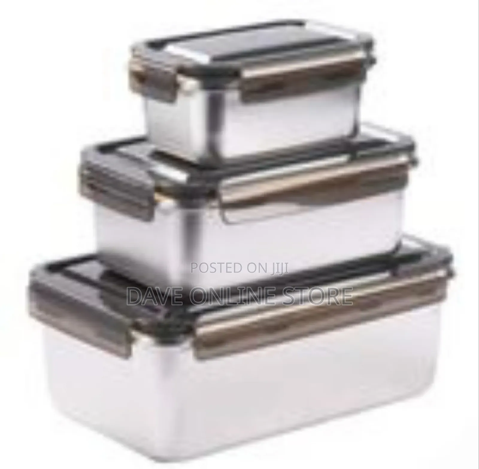 Airtight Stainless Steel Food Storage Container Set