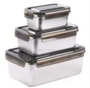 Airtight Stainless Steel Food Storage Container Set