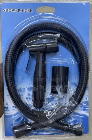Premium Handheld Toilet Bidet Sprayer Kit (Shattaf) - Black