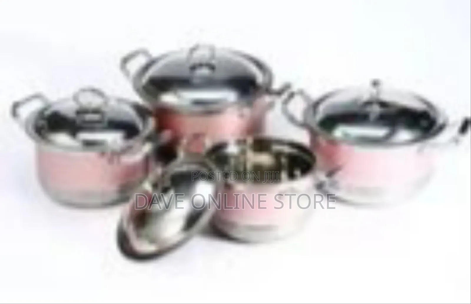 8 Pieces Set of Stainless Steel Serving Dishes
