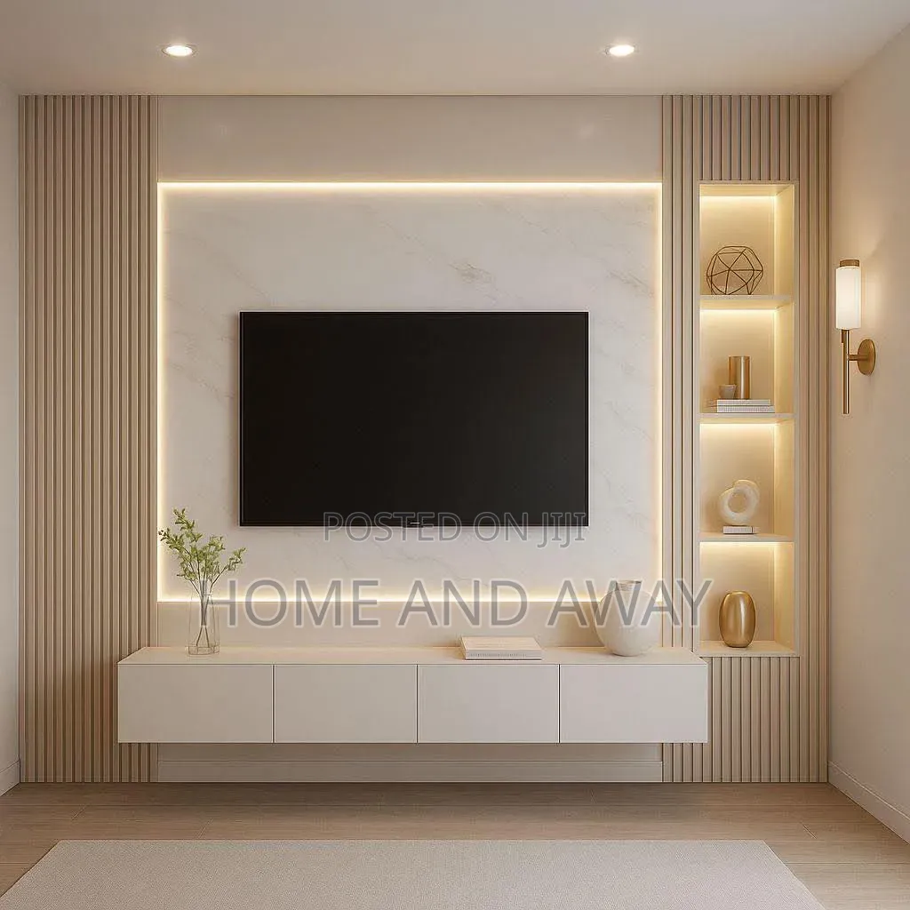 Panel PVC Wall Unit Tv Stands in Any Colour From 1,880,000/- Book Now