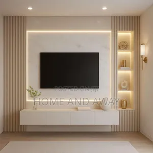 Panel PVC Wall Unit Tv Stands in Any Colour From 1,880,000/- Book Now